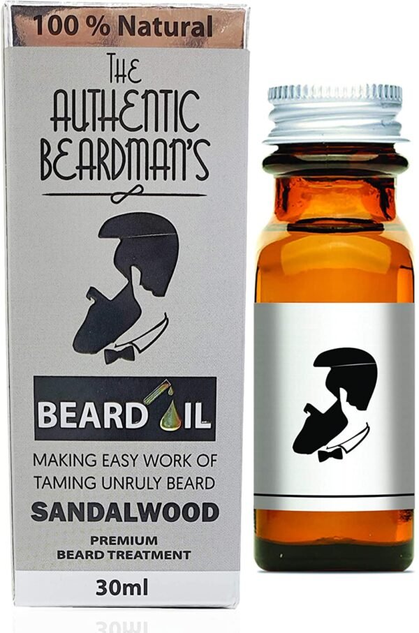 The Authentic Beardman's Sandalwood Beard Oil 30ml